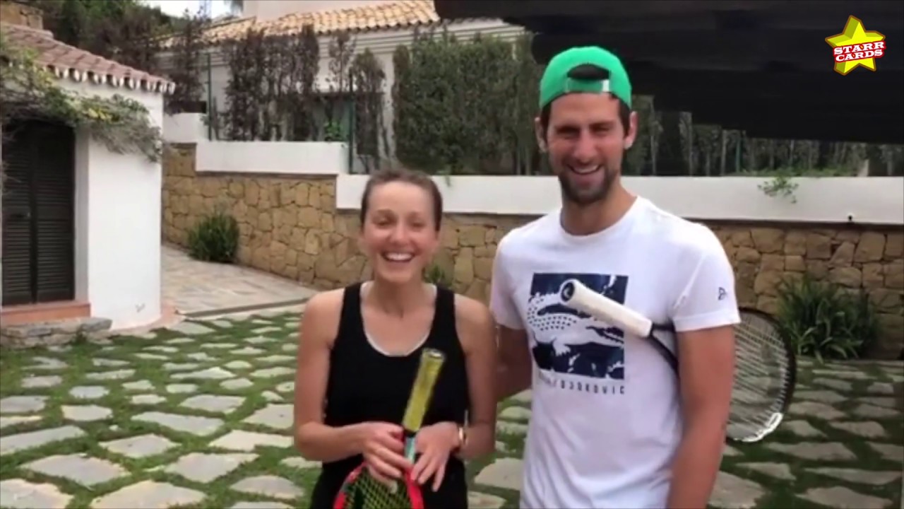 Novak Djokovic and wife Jelena accept Andy Murray's 100-Volley Challenge