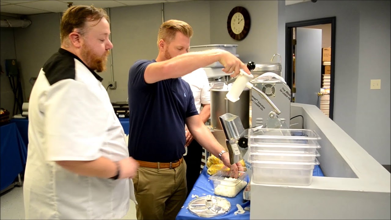 Univex UFP13 Food processor demo