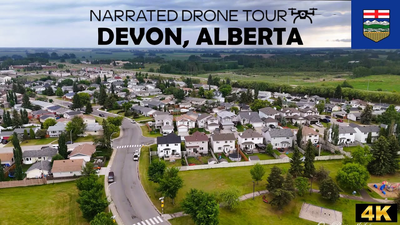 🌲 Devon, Alberta 🌊 4K Drone
