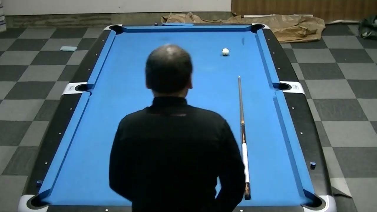 強く撞くほうで合わせるのは大変