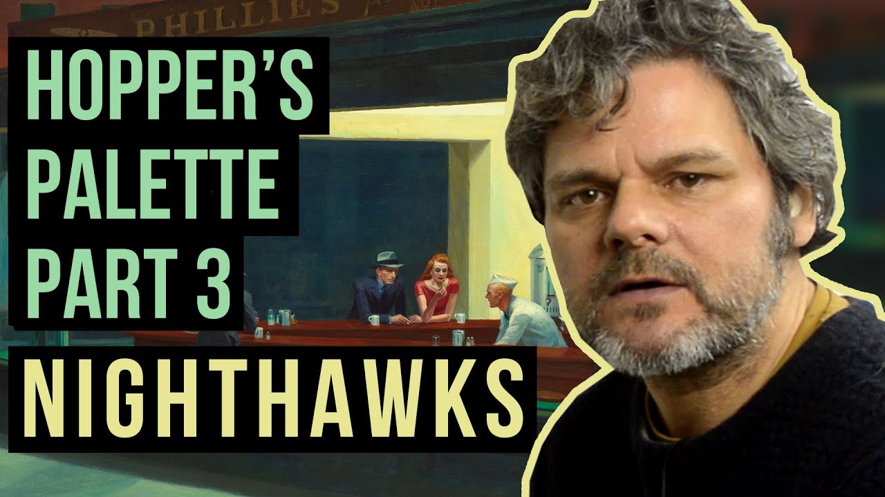 How Edward Hopper Painted Darkness: 'Nighthawks' Color Study and Palette