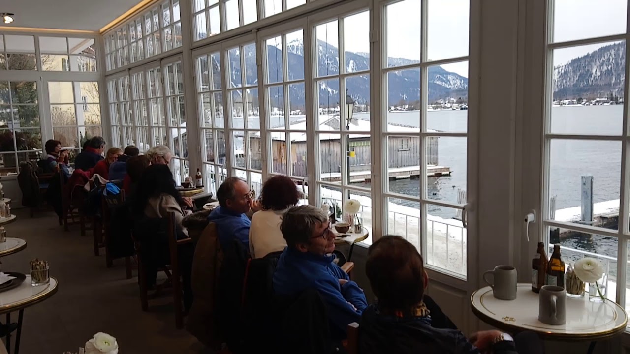 Cafe Aran, Tegernsee Lake, Bavaria, Germany