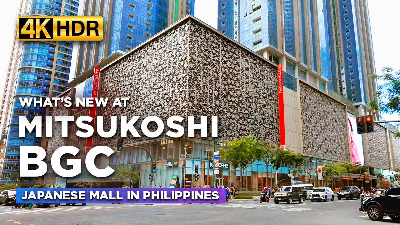 What's NEW at MITSUKOSHI BGC? 🇵🇭 | Full Tour of Shops and EXCLUSIVE Japanese Products【4K HDR】