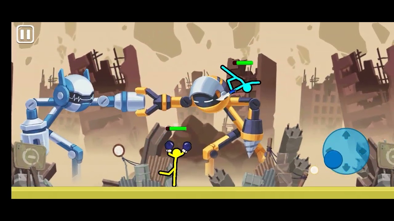 Pertama kali main game stickman 
