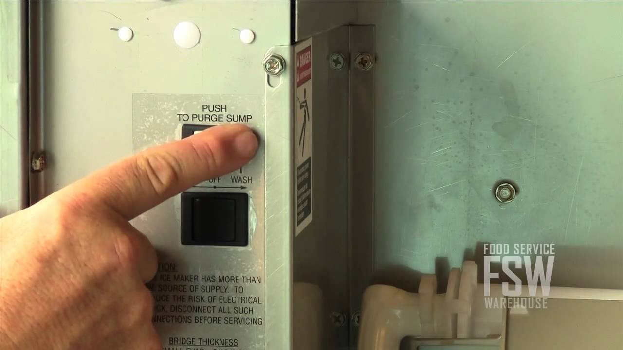 Ice-O-Matic Commercial Ice Machine Basic Cleaning Video: PART 3