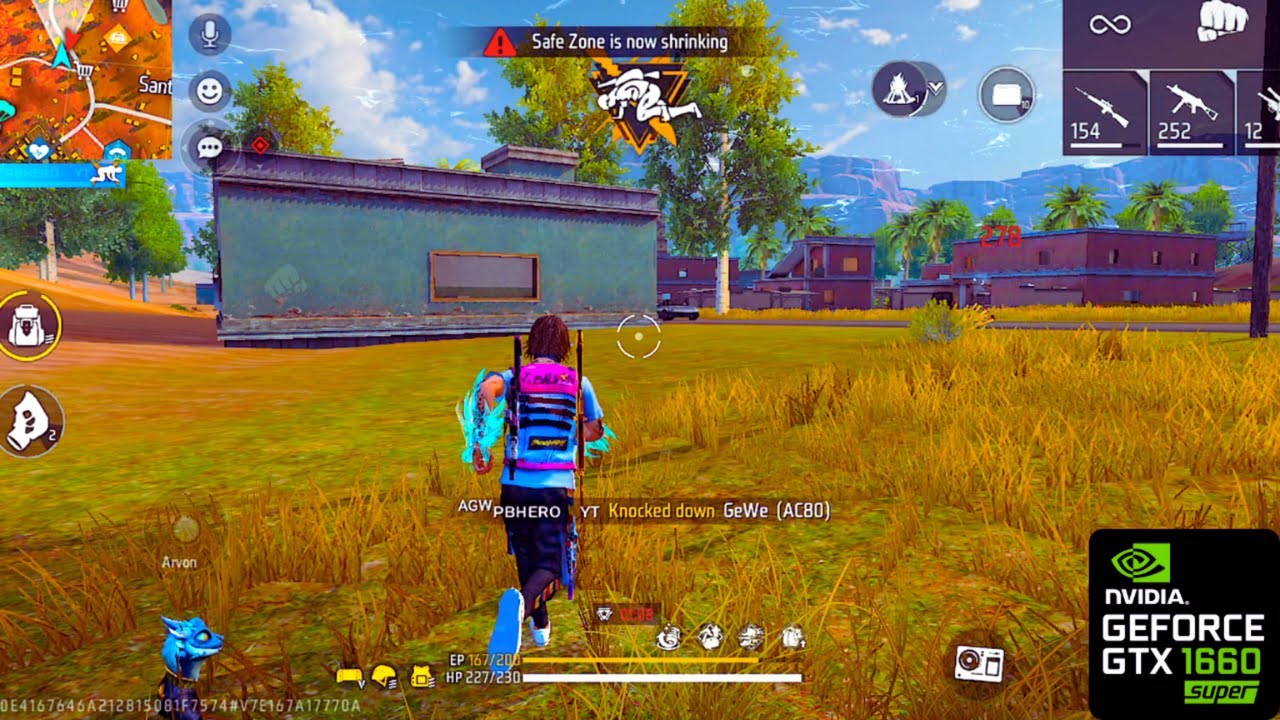 FREE FIRE : GTX 1660 SUPER  ( 4K Ultra Graphics )