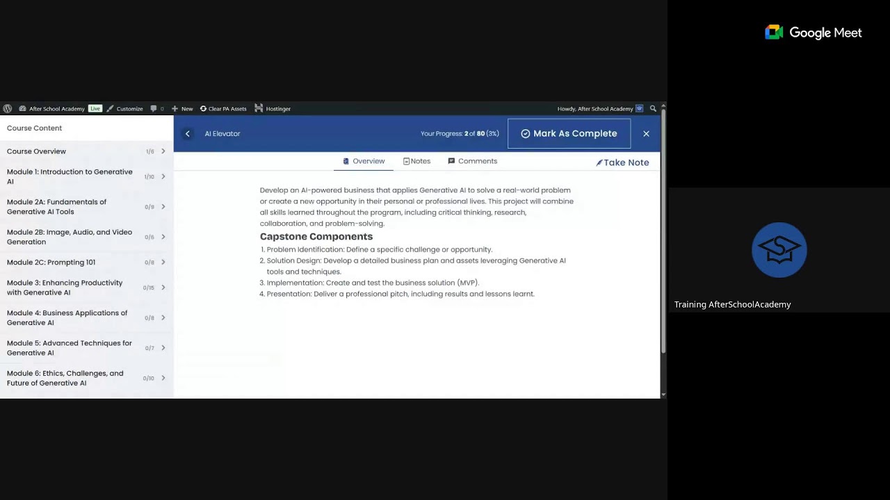 AI Bootcamp Project Discussion