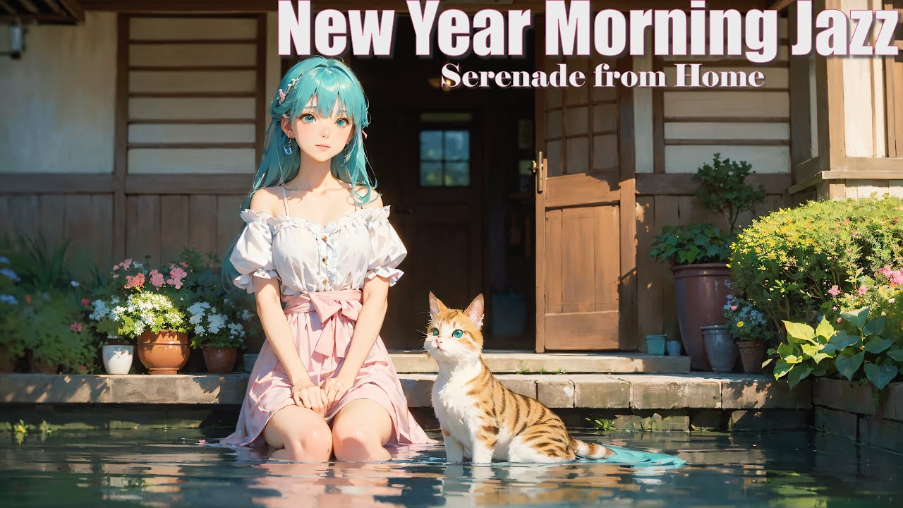 New Year Morning Jazz at Home | 🐈 Fat Cat's Road Trip | 1 Hour Jazz Mix