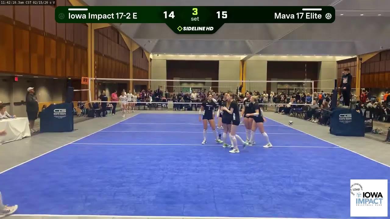 Iowa Impact 17-2 E @ Mava 17 Elite (2026.02.15)