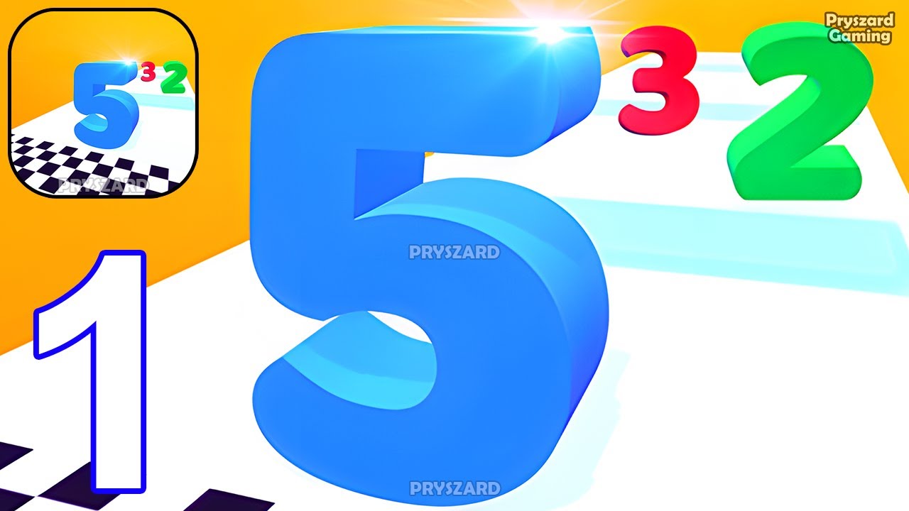 Number Master: Run Number Game - Gameplay Part 1 Merge Numbers Run (iOS, Android Gameplay)