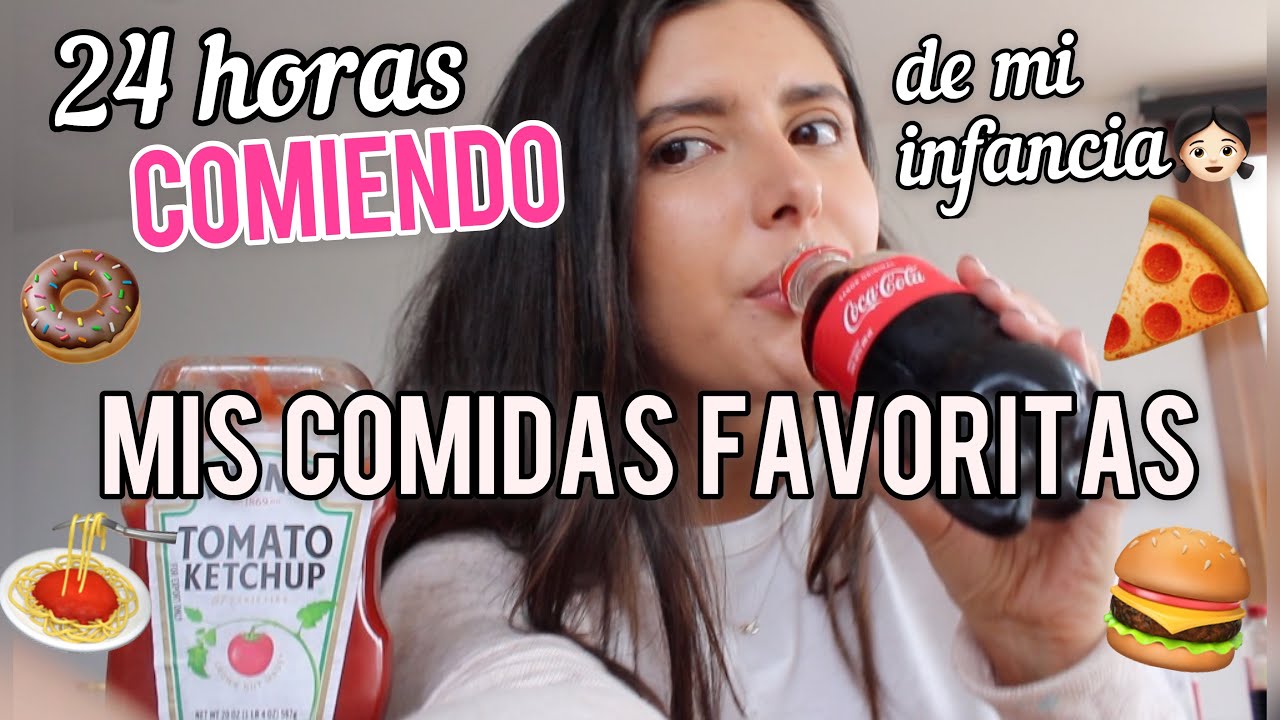 Un día comiendo mis COMIDAS FAVORITAS de la INFANCIA