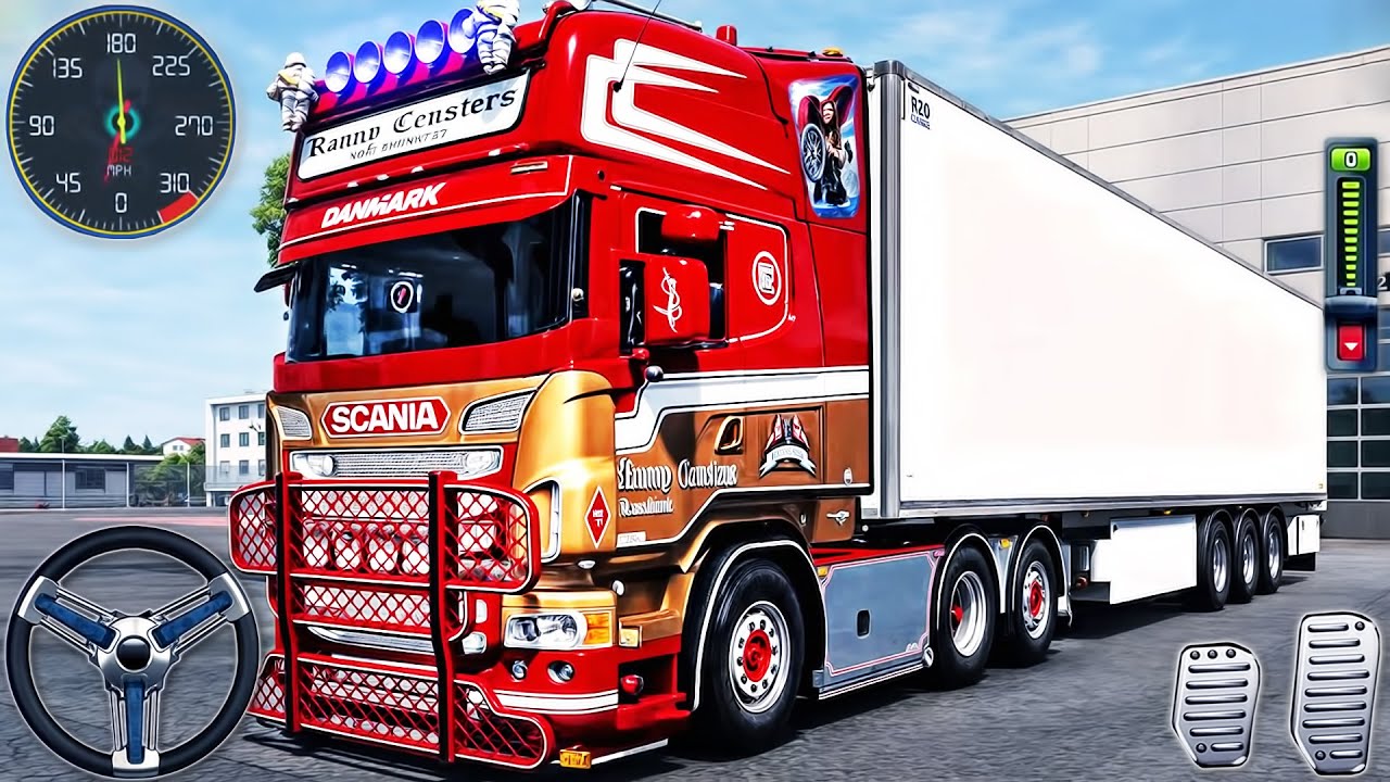 American Truck Cargo Trailer Driving 3D - Transporter Delivery Truck Simulator - Android GamePlay