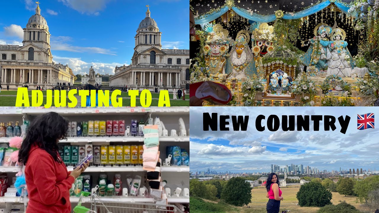 Adjusting to life in a new country (exploring London, getting Uni ID, buying groceries)