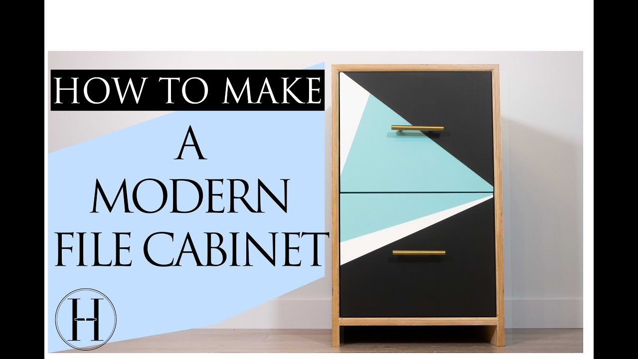 Simple File Cabinet - Modern Look