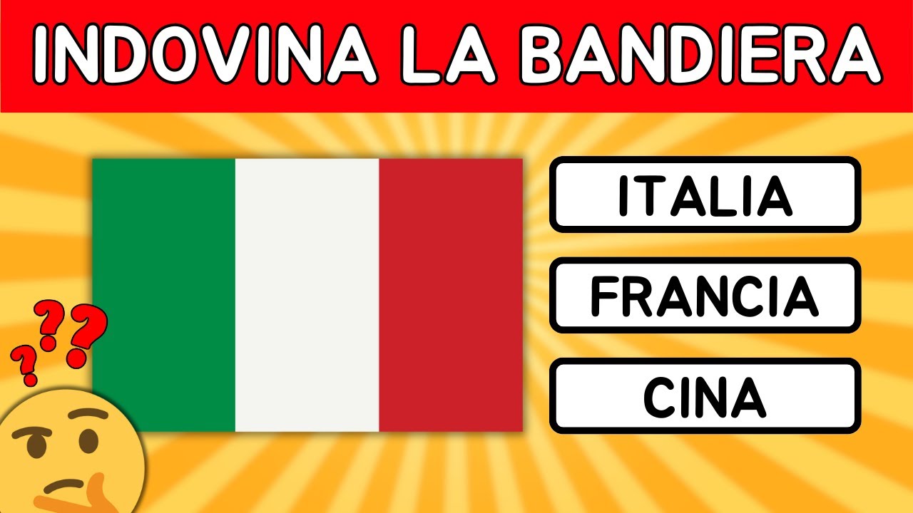 🌍 Indovina la Bandiera! 🏳️ Quiz Facile per Bambini | Gioco Educativo Kids