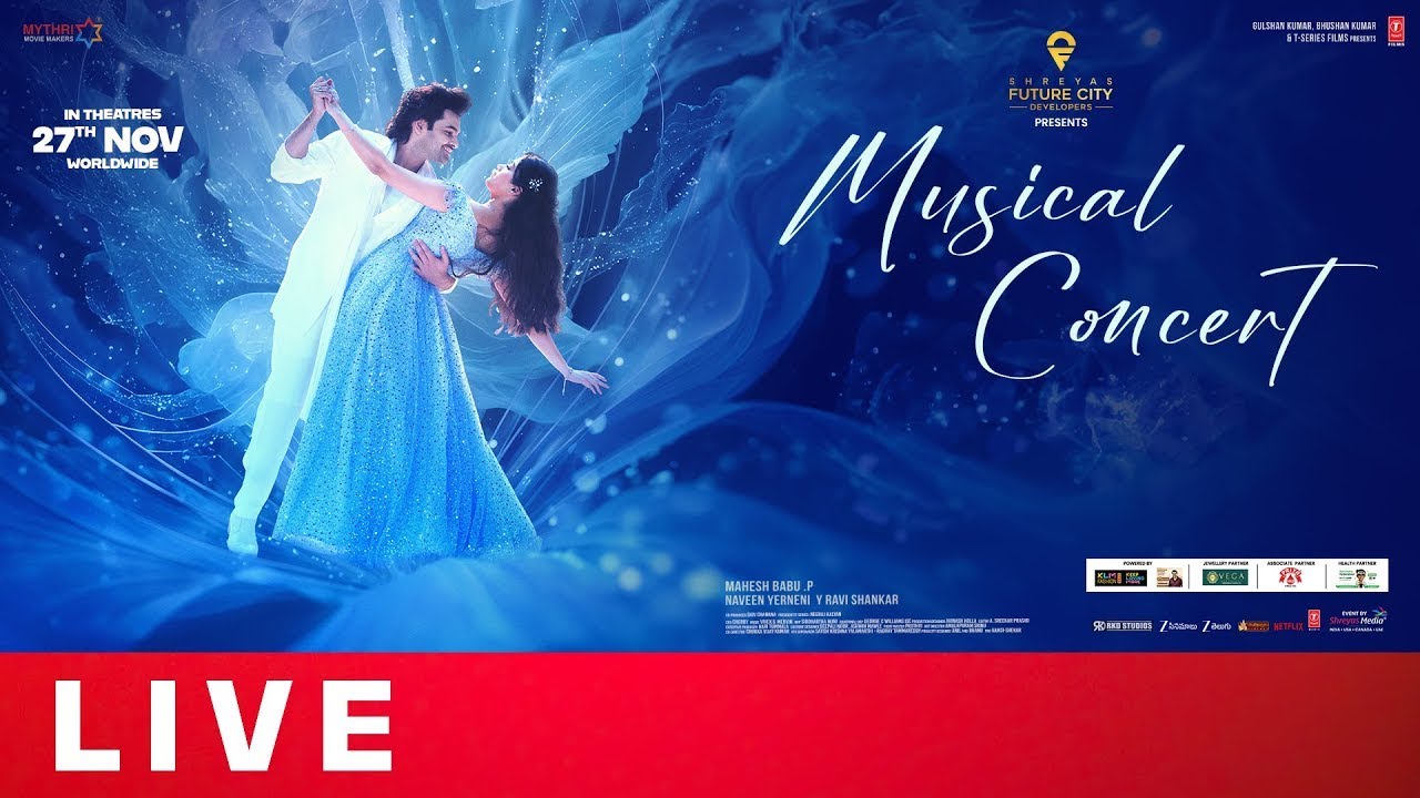 Andhra King Taluka Musical Concert Live | Ram Pothineni | Bhagyashri Borse