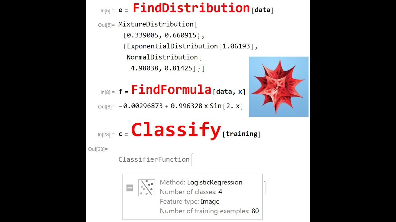 Machine Learning Made Easy with Mathematica 11 - Part 1