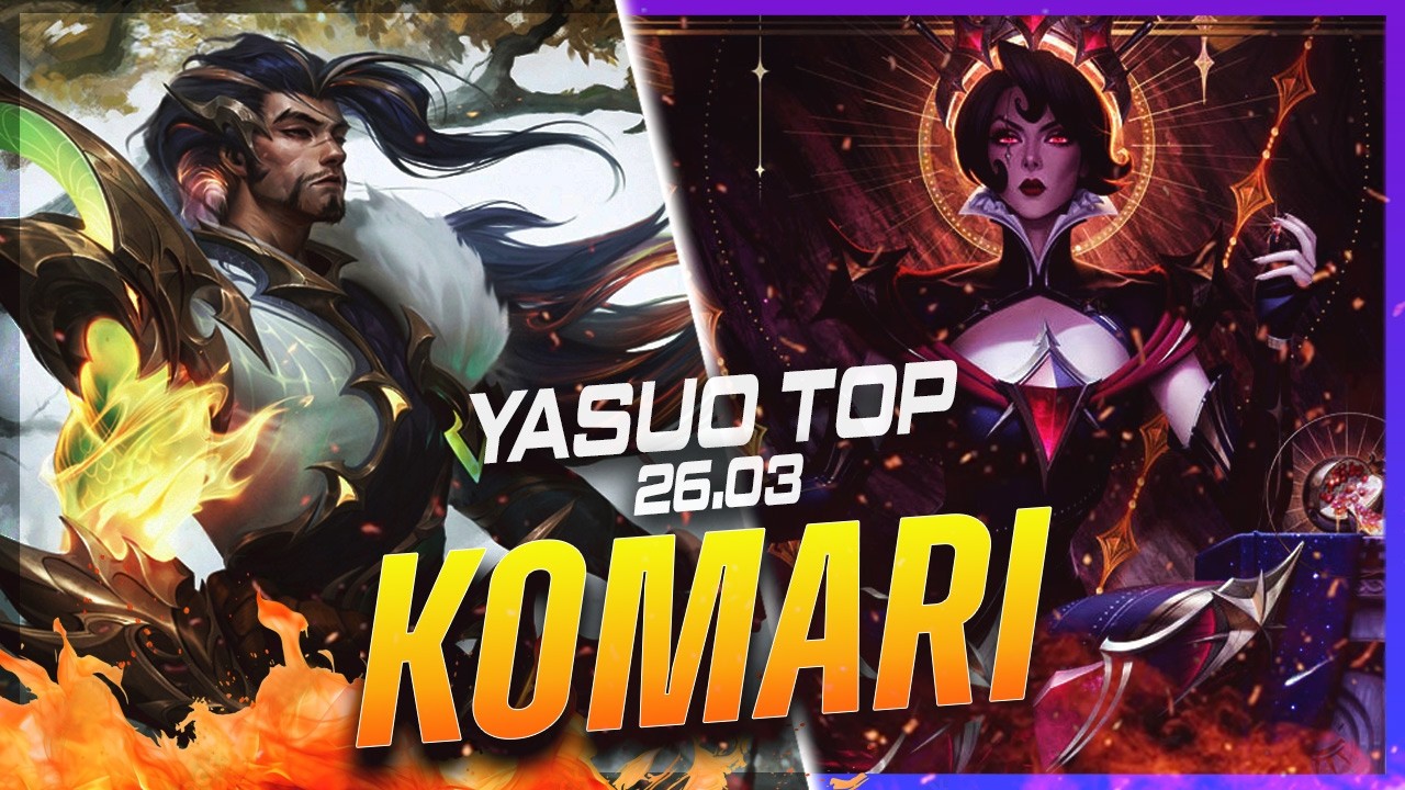 Komari - Yasuo vs Camille TOP Patch 26.3 - Yasuo Gameplay