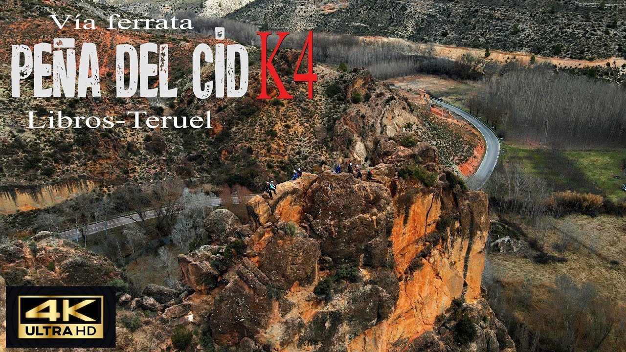Vía Ferrata Peña del Cid K4.Libros-Teruel