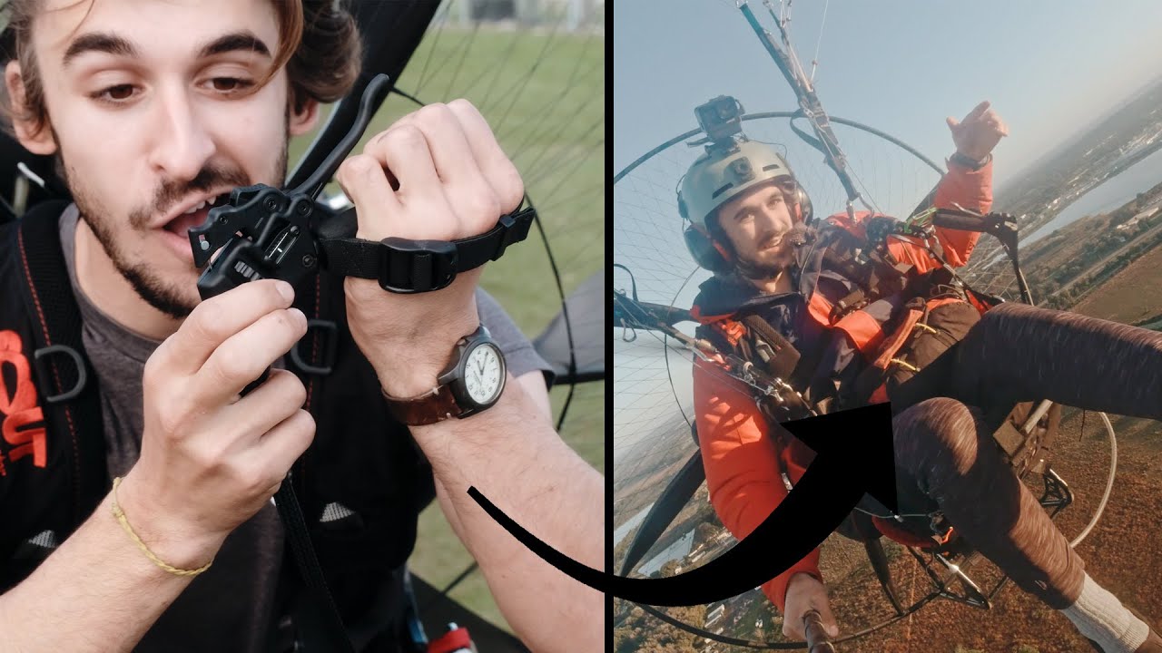 New throttle lets me fly 100% HANDS FREE (Cruise Control on my Paramotor)