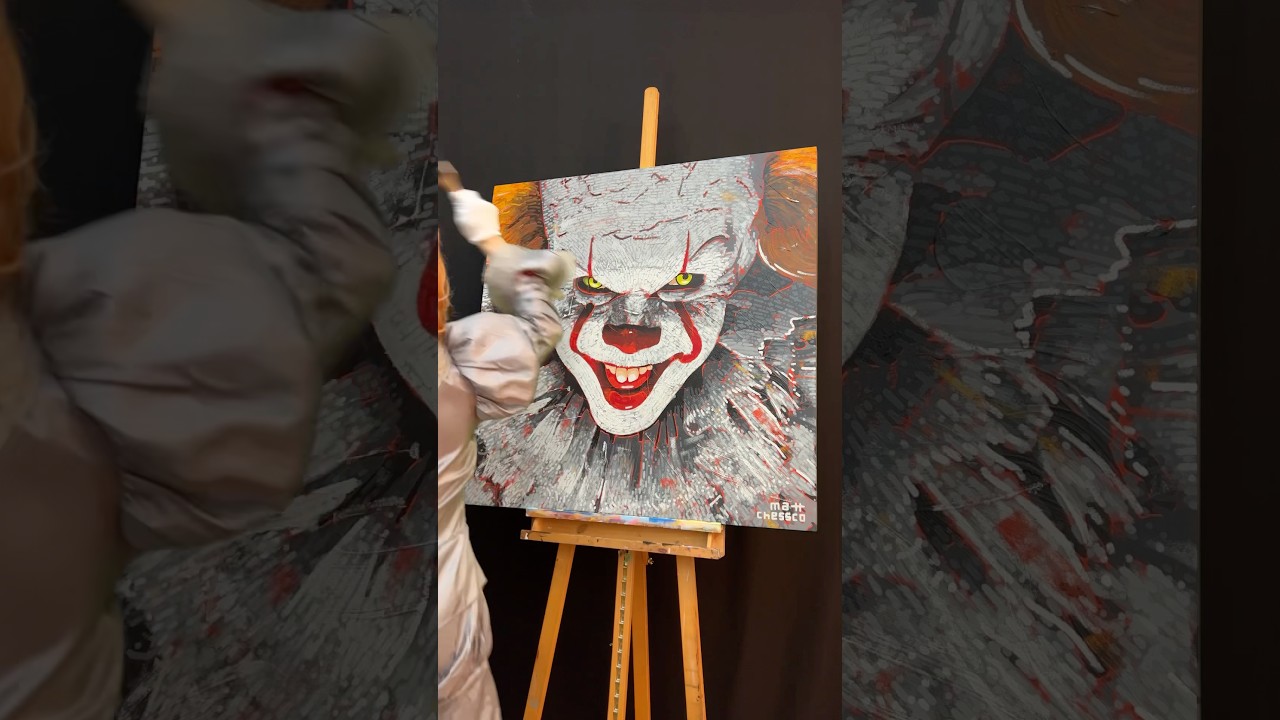 Painting Pennywise in Pop Art 🤡