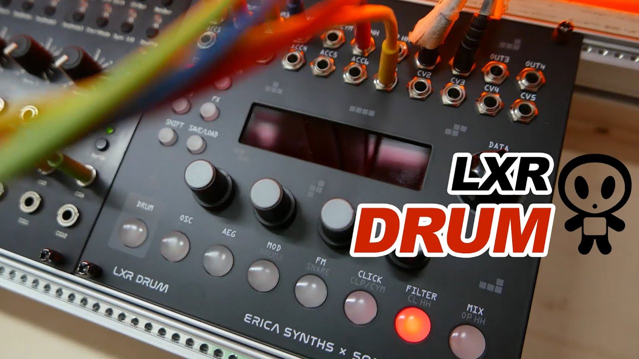 Erica Synths - LXR Drum Module - Techno Jam 001