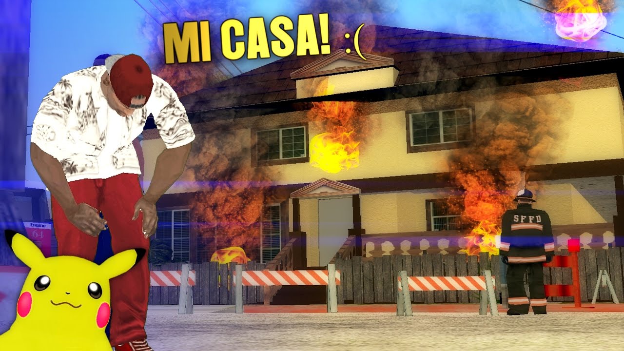 CJ PIERDE SU CASA! | Gta San Andreas (loquendo)