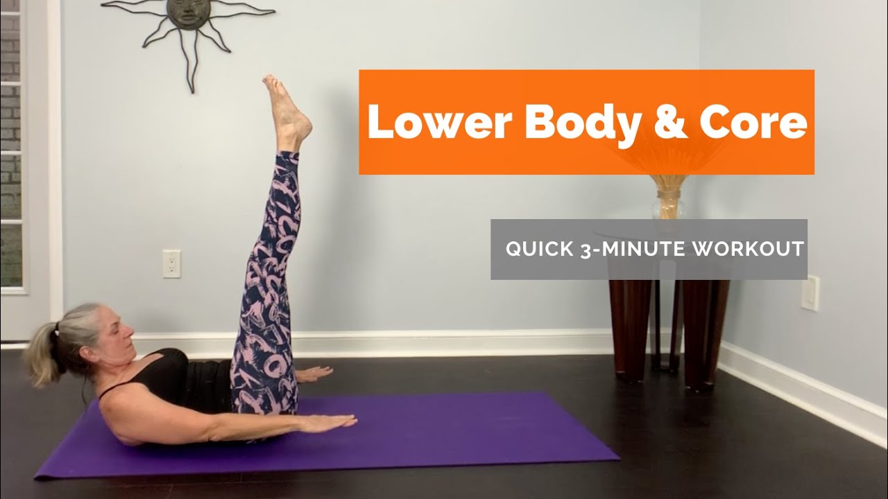 Pilates Lower Body & Core Workout (no equipment) For Women Over 50