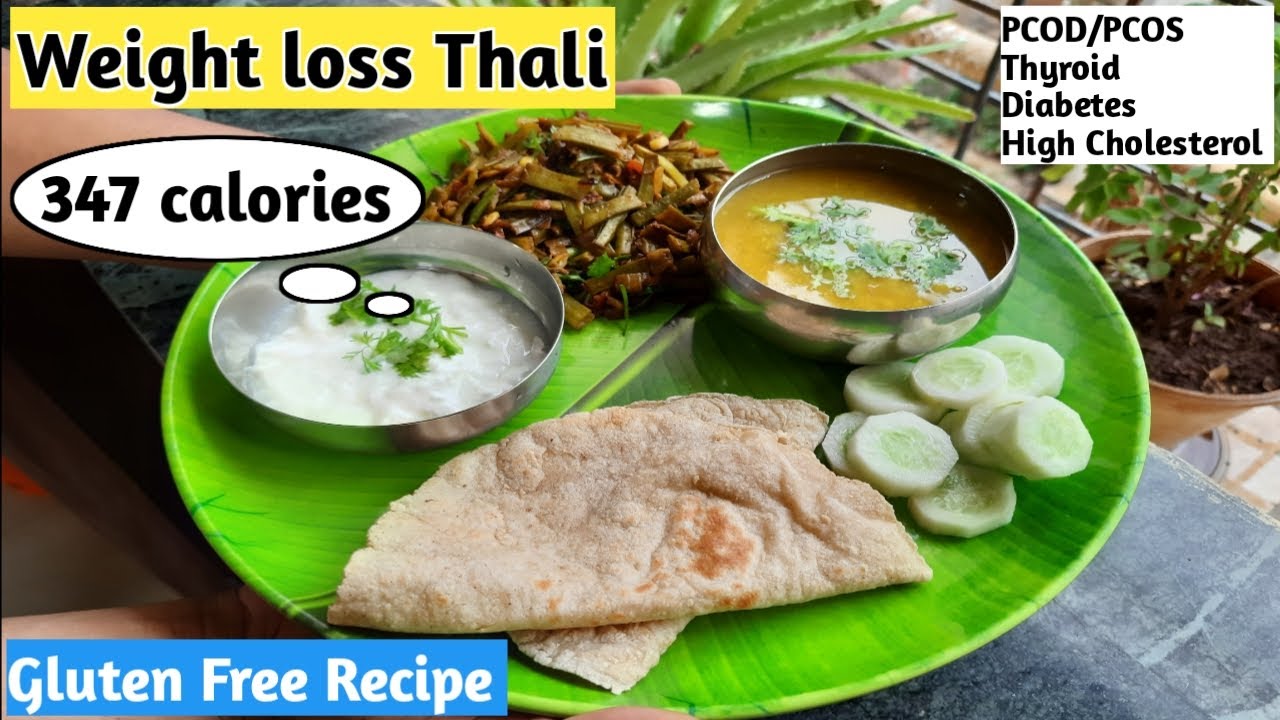 Lunch Recipe for weight loss | Weight loss thali | Healthy Lunch idea | Healthy budget meal
