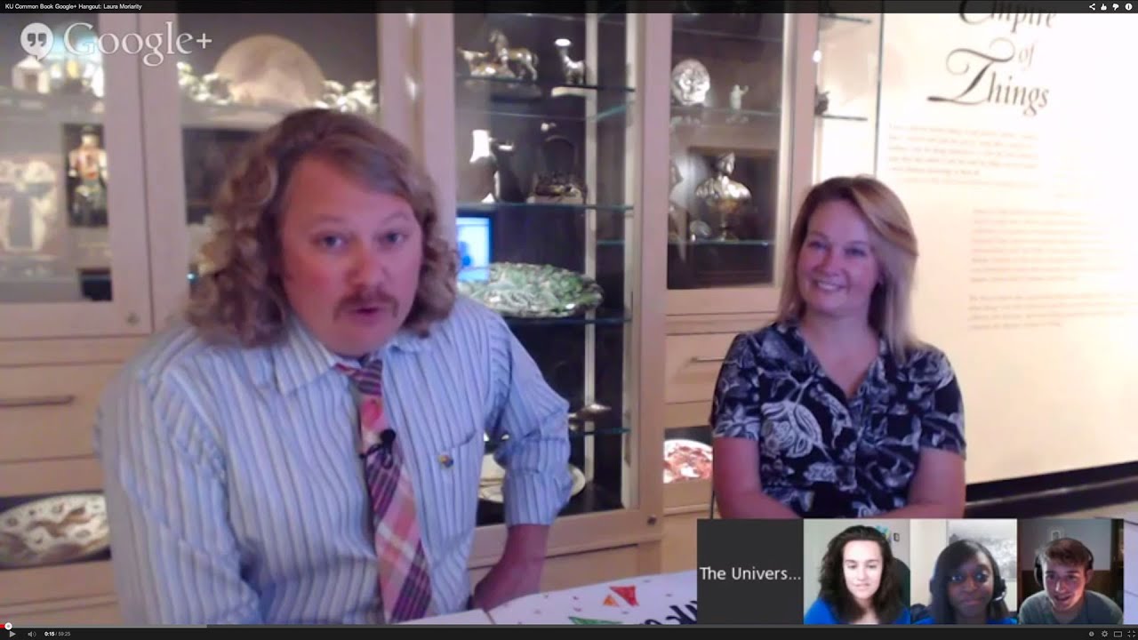 KU Common Book Google+ Hangout: Laura Moriarty