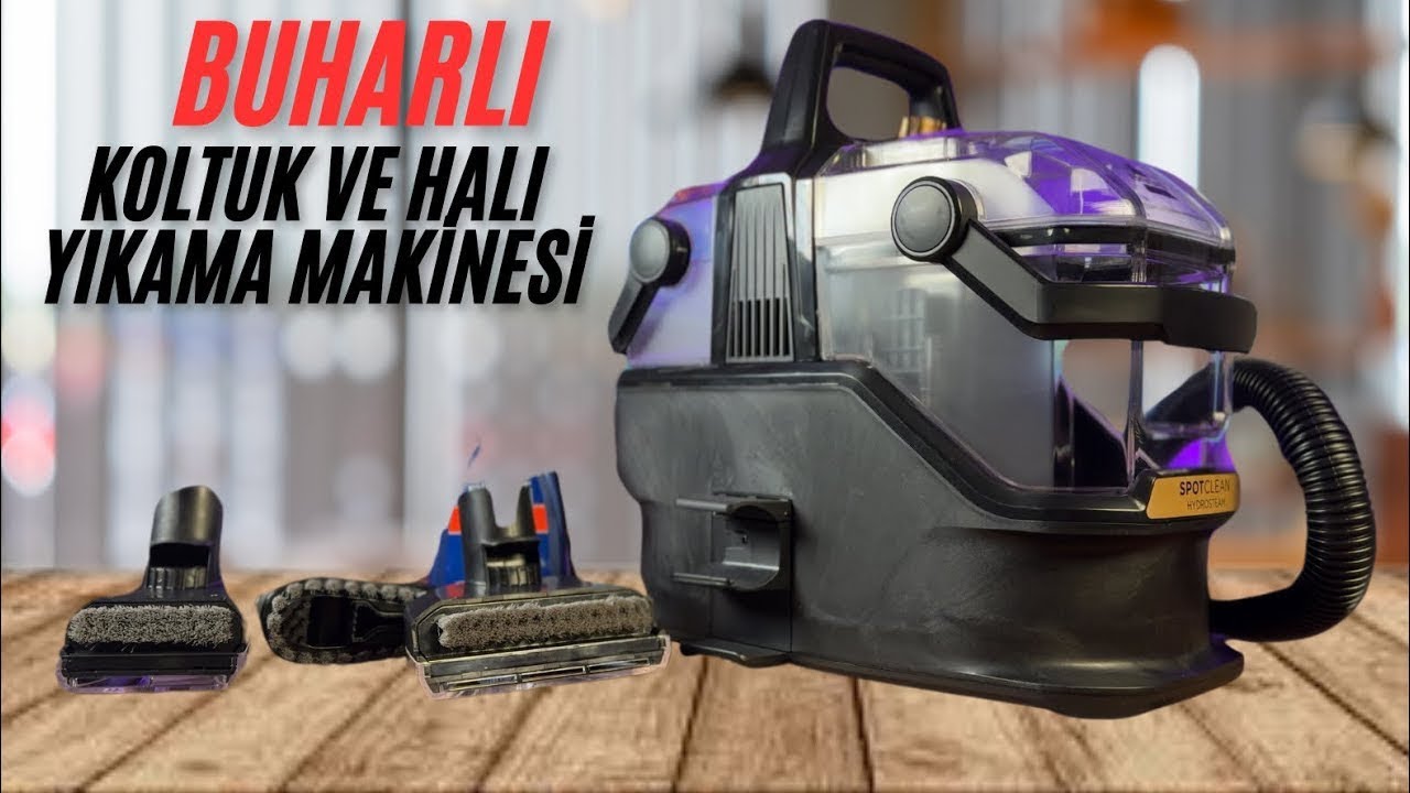 KOLTUK VE HALI YIKAMA MAKİNE İNCELEMESİ Bissel SpotClean HydroStem Pro