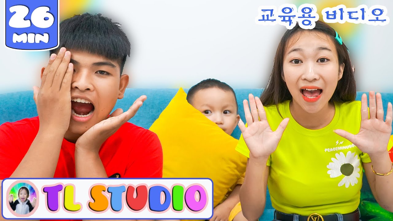 Peek A Boo | Original Children's Song + More | 동요와 아이 노래 | 어린이 교육 | TL Studio