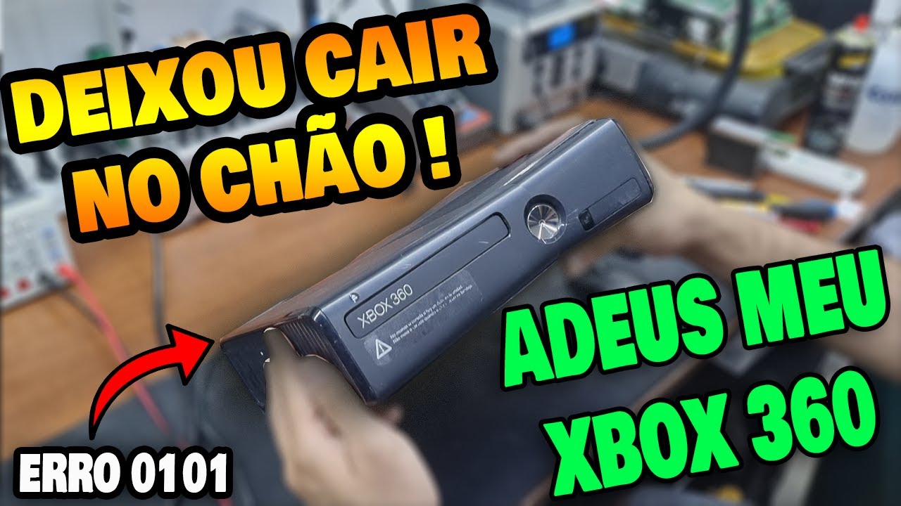 DEIXOU O XBOX 360 CAIR NO CHÃO E AGORA NÃO LIGA ! OLHA O PASSO A PASSO PARA RESOLVER ESSE PROBLEMA !