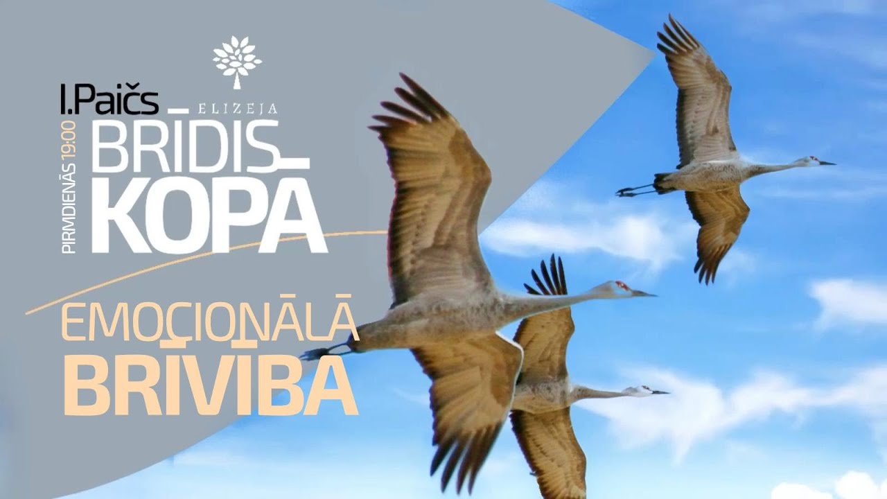 Brīdis kopā (16.09.2024) – EMOCIONĀLĀ BRĪVĪBA