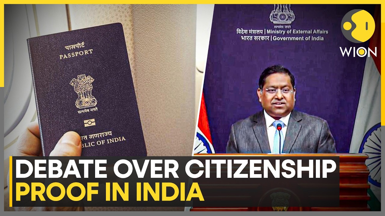 India's Passport Network Expands: MEA Clarifies Passport Is Not  Proof Of Citizenship | WION
