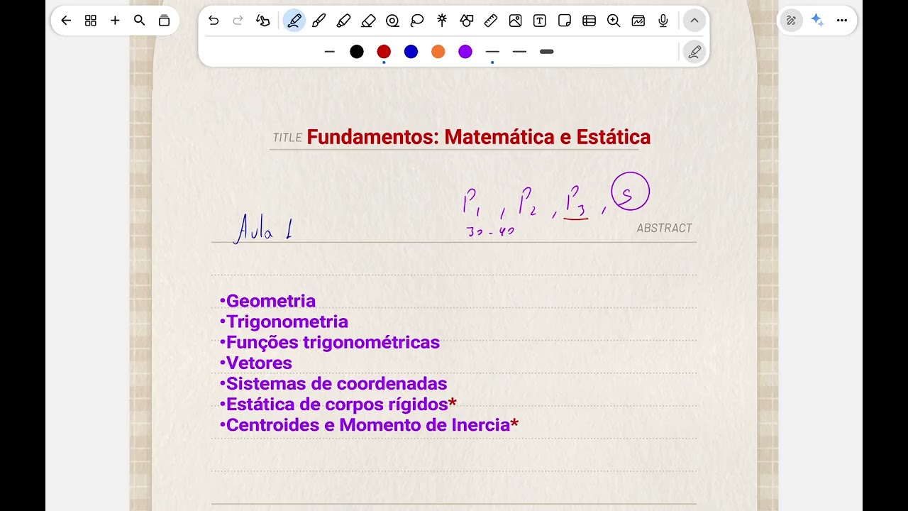 Aula 1: Fundamentos de matemática:  Geometria e Trigonometria I