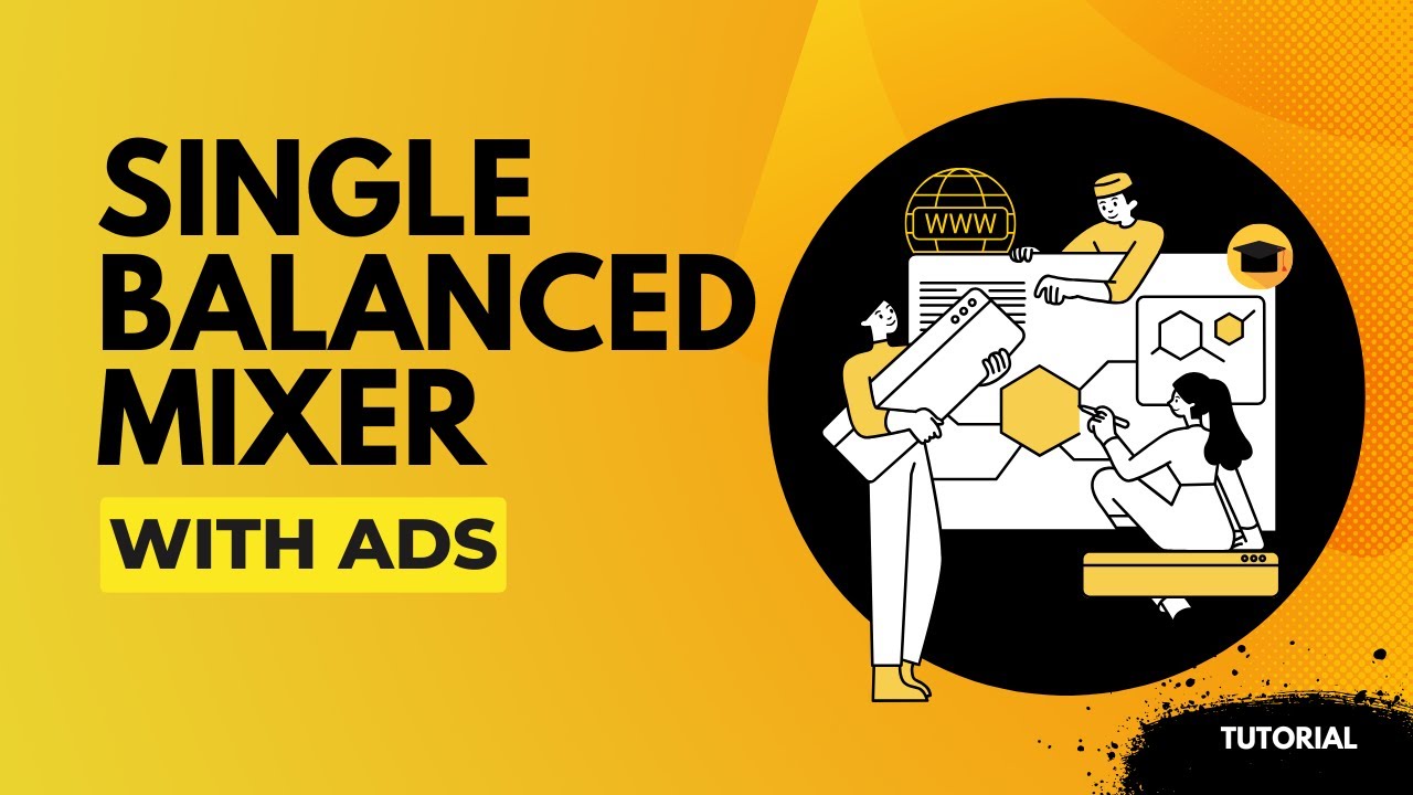 Проектирование одноканального балансного микшера в ADS | Пошаговое руководство и руководство по м...