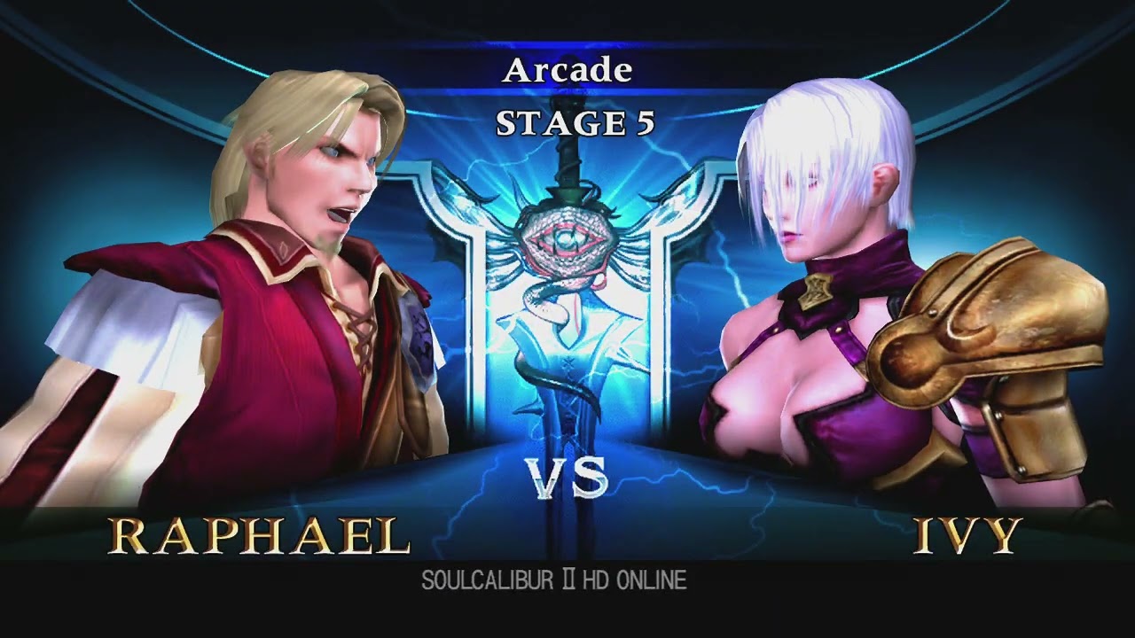 SoulCalibur 2 HD Arcade Mode Raphael P2