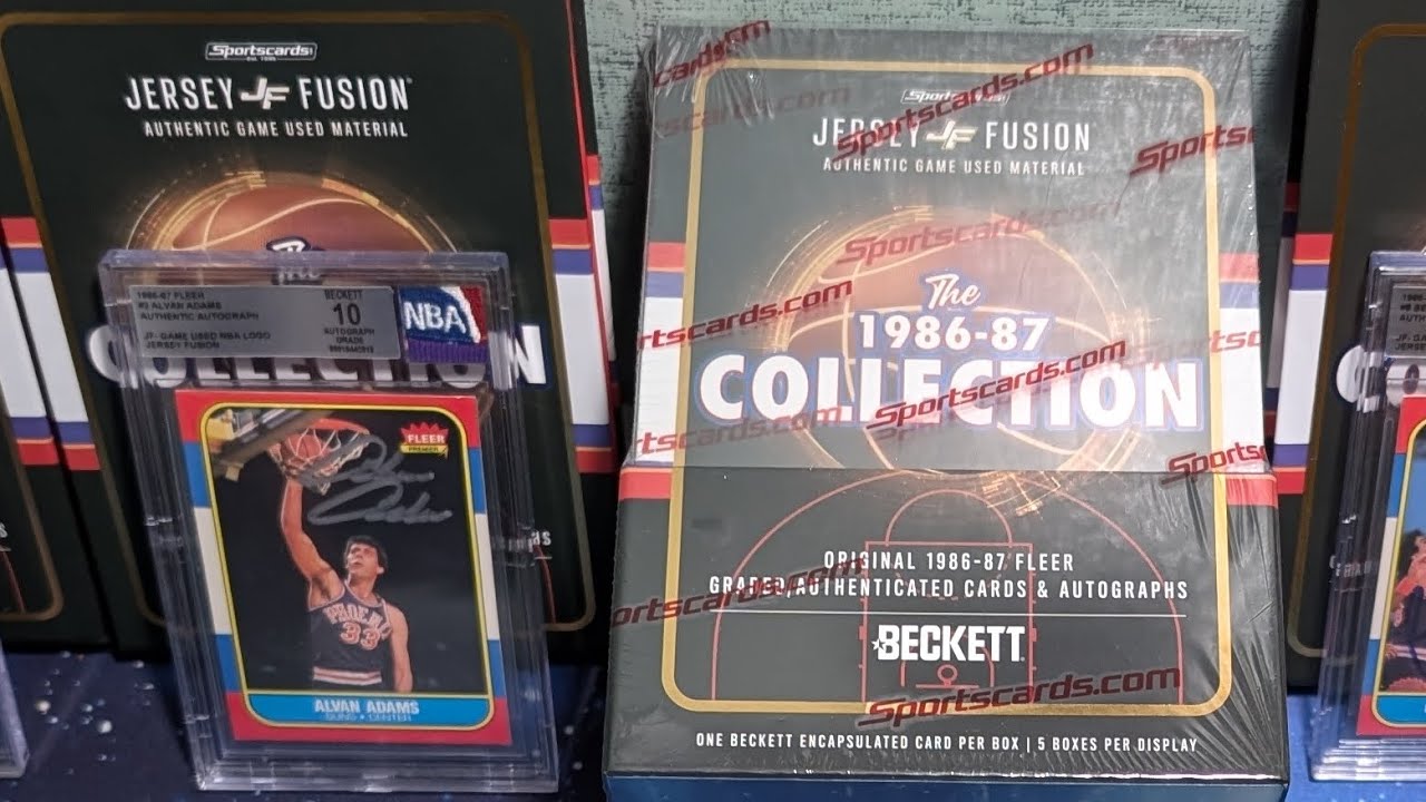 Jersey Fusion 1986-87 Fleer Basketball unboxing Part 2