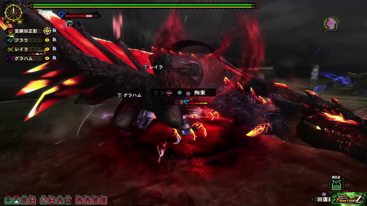 MHFZの思い出　至天黒レイア　マグネットスパイク狩猟