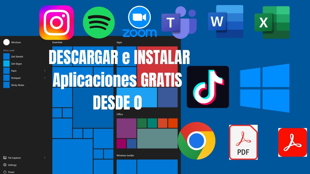 Cómo DESCARGAR e INSTALAR programas o APPS en WINDOWS GRATIS desde CERO (TODOS A LA VEZ) 2025