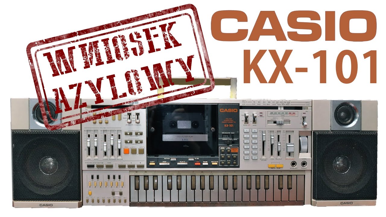 Casio KX-101 - jedyny taki keyboard i boombox w jednym - Audio Azyl #9