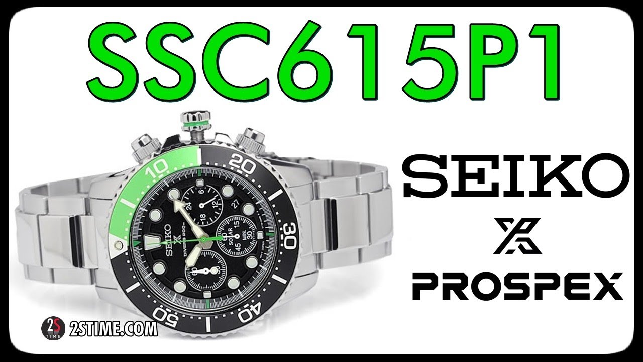 SEIKO SOLAR CHRONOGRAPH SSC615P1 | Diver Sport Watch Under 400$