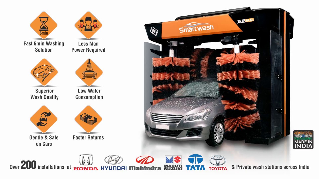 Smart Wash-HP, ATS ELGI's upgraded Fully Automatic Car Washer