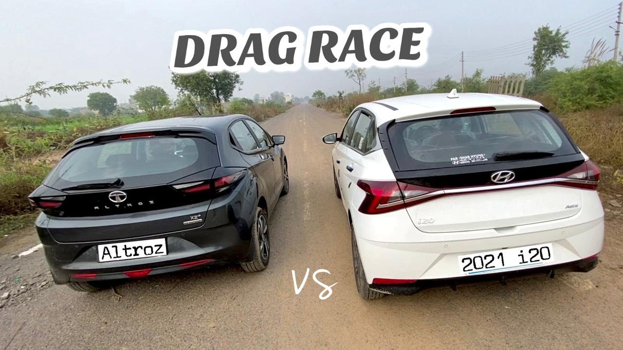 DRAG RACE: Tata Altroz vs New i20 | एक बार भी नहीं जीतने दिया इसको