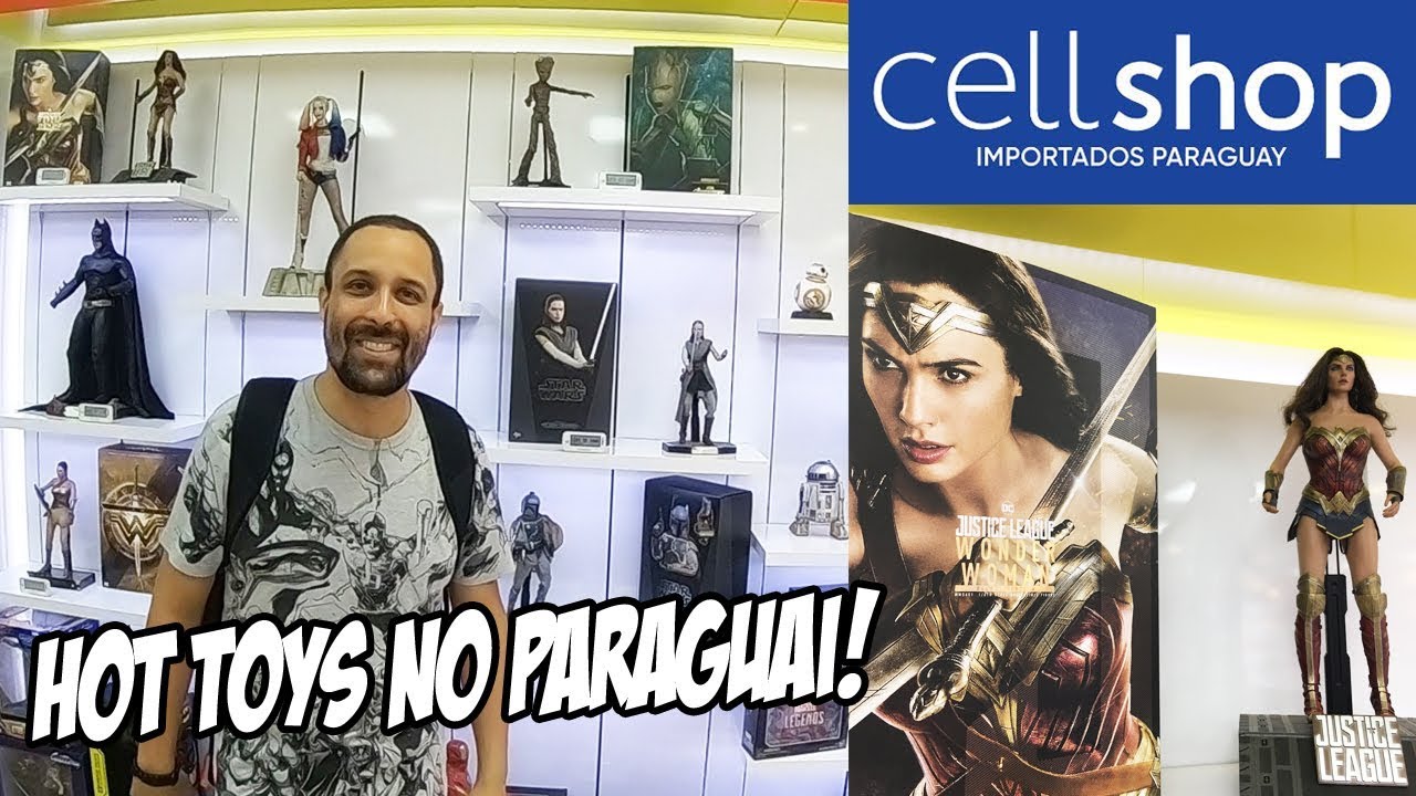 Compras no Paraguai: Action figures e brinquedos na CELLSHOP (Hot Toys, Jada, Funko - ótimos preços)