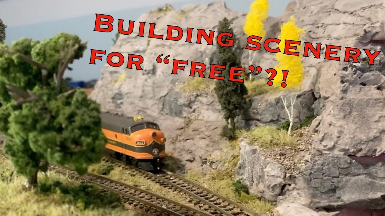 How to model BEAUTIFUL scenery using NOTHING but leftovers!