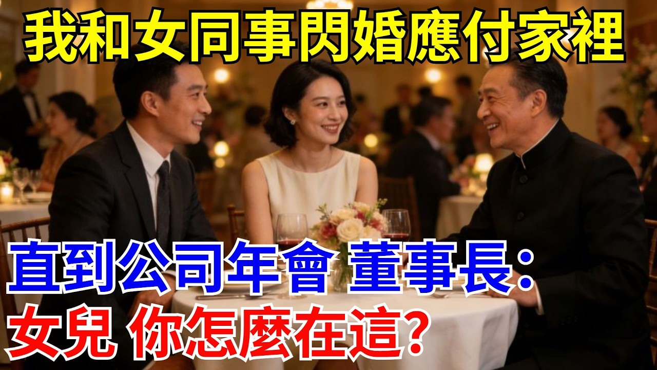 我和女同事閃婚應付家裏，直到公司年會 董事長：女兒 你怎麽在這？#原創#情感#情感故事#故事#爽文#奇聞#為人處世#生活經驗