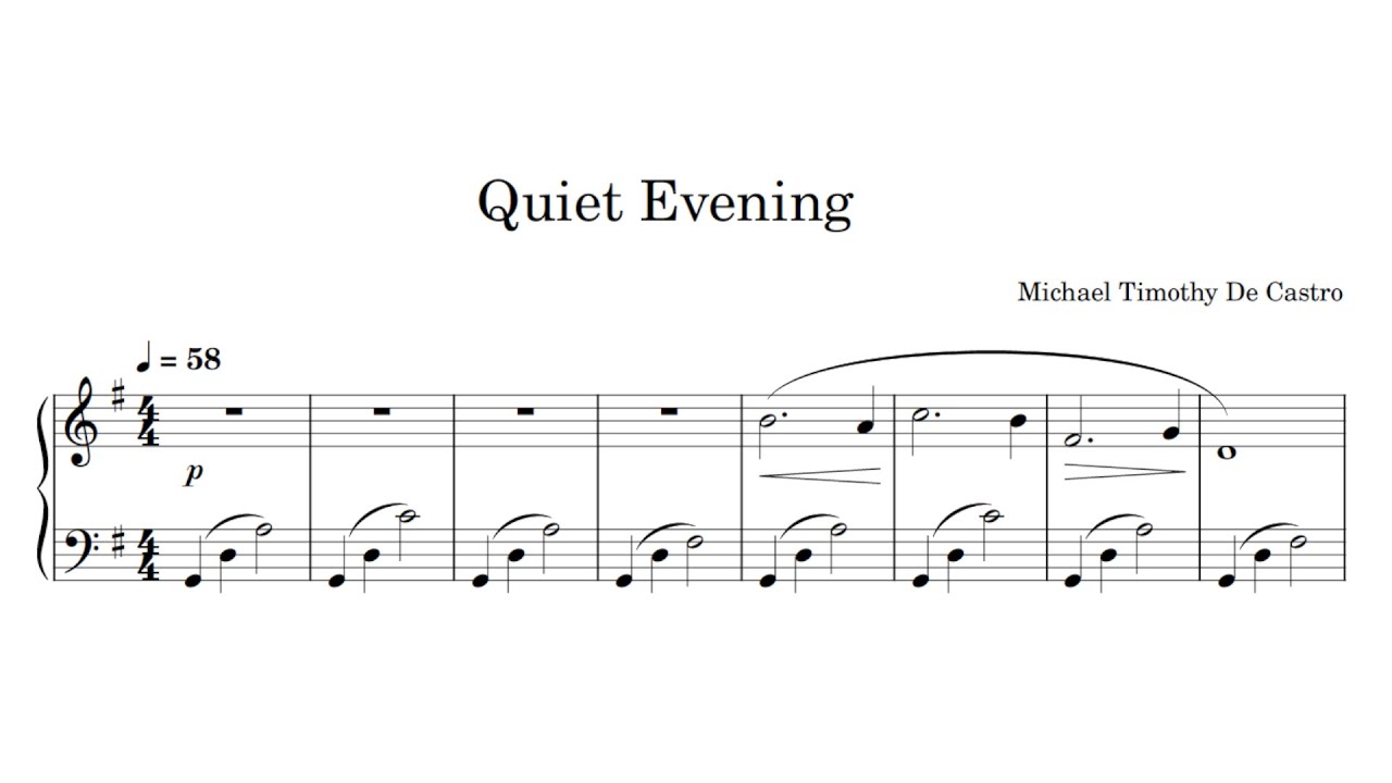Michael Timothy De Castro - Quiet Evening