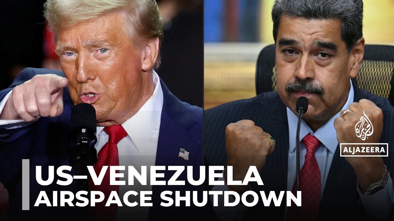 Trump says Venezuela airspace to be shut &lsquo;in its entirety&rsquo; as tensions rise